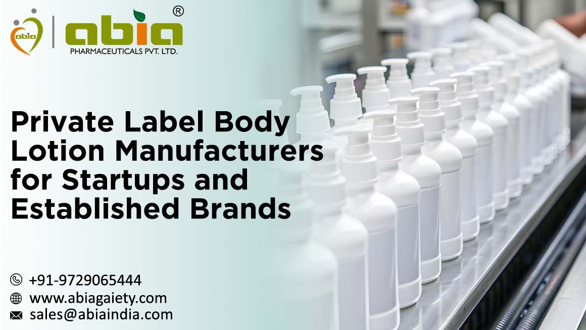 Private Label Body Lotion Manufacturers