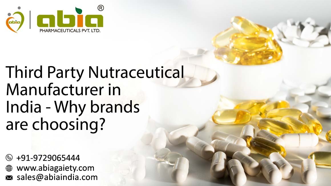 Third Party Nutraceutical Manufacturer in India